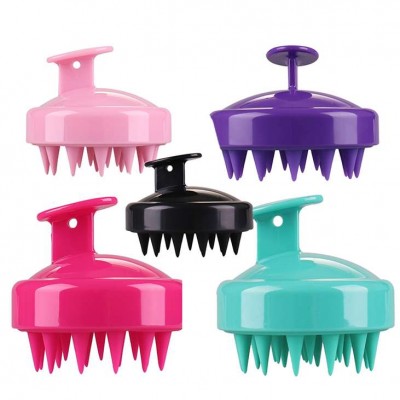 Hair Scalp Massager Shampoo Brush Soft Silicone Head Massager