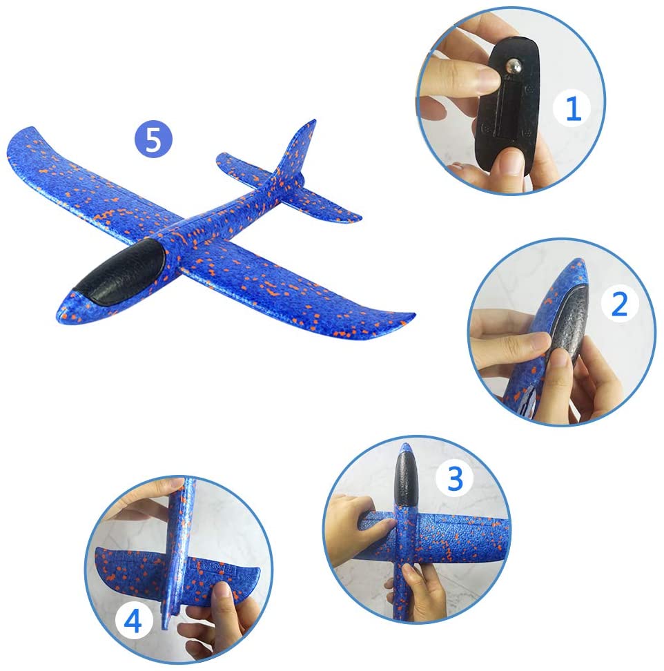 Hand Throwing Outdoor Epp Airplane Foam Glider Plane For Kids